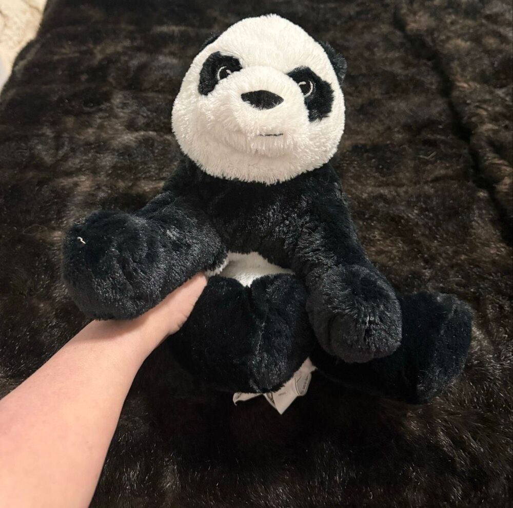 Ikea Panda Bear Plush 12" Stuffed Animal Plush Toy Floppy SoftIkea